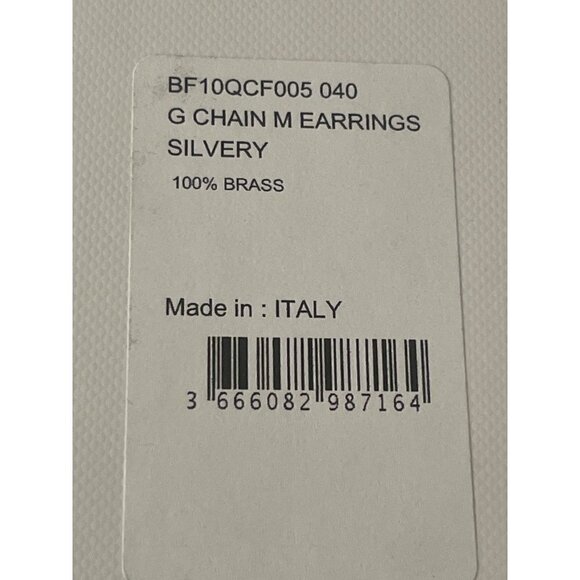 GIVENCHY G Chain Single Earrings in Silver With Box Dust Bag Womens Unisex - Picture 6 of 7